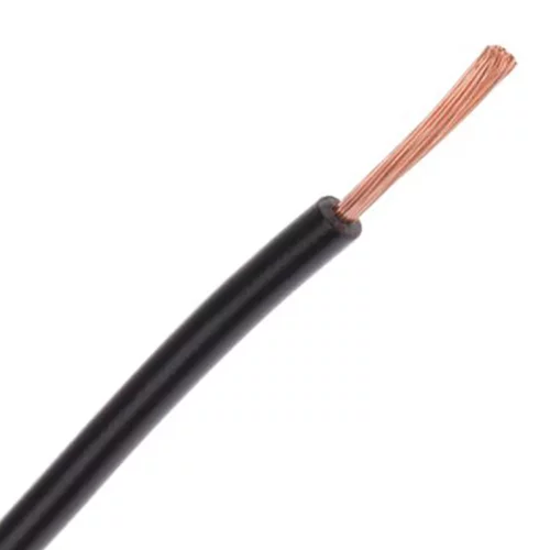BS6231 50.0mm Black Tri-Rated Cable 1-Core Panel Wire 1m