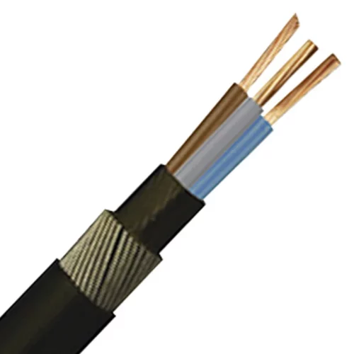 NL6944LSH 2.5mm² Black XLPE/SWA/Basec Cable 4-Core 1m