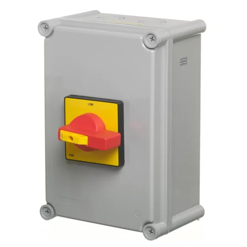 Manual Changeover Switch TP+N 25A IP65 Moulded