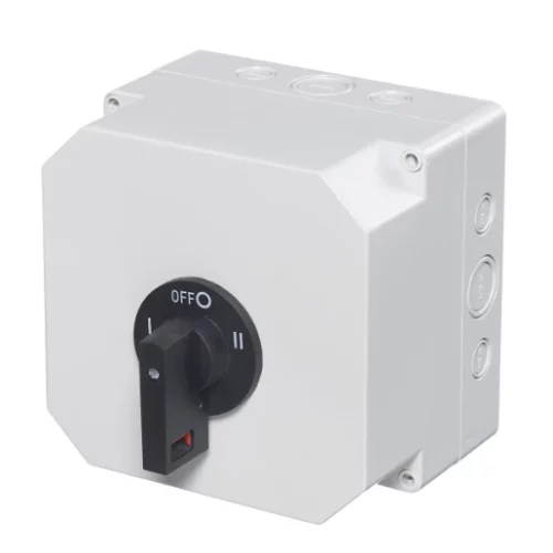 Manual Changeover Switch SP+N 63A IP65 Moulded - Image 4