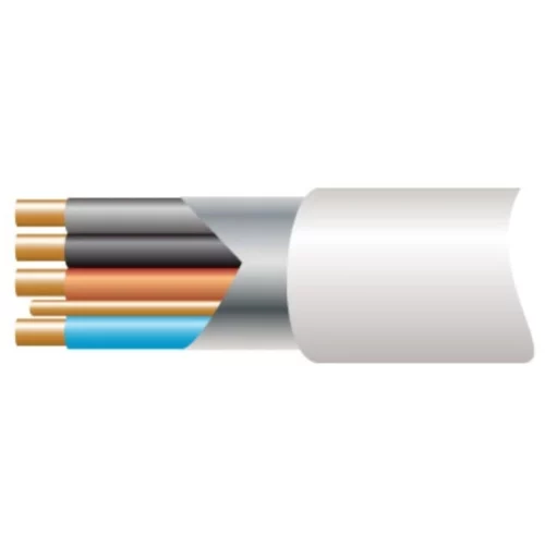 FPPLUS4C 1.5mm² White Fire Performance Soft Skin Enhanced Cable 4-Core