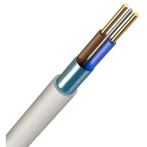 FP200G2C 4.0mm² White Fire Performance Soft Skin Standard Cable 2-Core