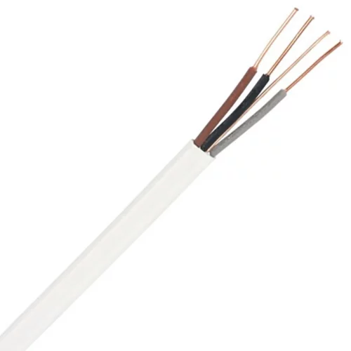 6243BH 1.5mm² White Basec Cable 3-Core&Earth