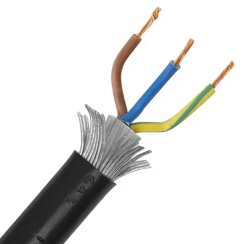 6943LSH 10.0mm Black XLPE/SWA/Basec Cable 3-Core 1m