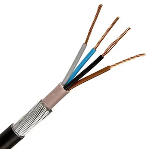 6944LSH 2.5mm Black XLPE/SWA/Basec Cable 4-Core 1m