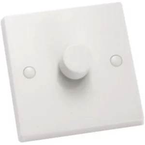 Dimmer Switch 1 Gang Push On/Off Resistive 400W 88X88mm