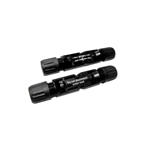 Connector Mc4 Solar Male+Female Housing 2.5-6mm Black Nylon