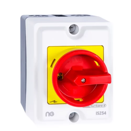 Isolator Rotary 4Pole IP65 25A 125 x 100 x 70mm Moulded - Image 2