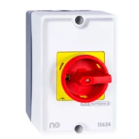 Isolator Rotary 4Pole IP65 63A 175 x 125 x 90mm Moulded - Image 2