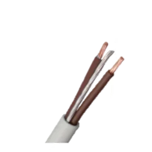 402100 4.0mm² White 300/500V Flexishield XLPE Cable 2-Core