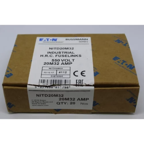 Motor Rated Industrial Fuse Link 20MR32 Rated BS88 55mm - Image 4