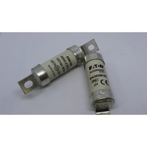 Motor Rated Industrial Fuse Link MR100 Rated BS88 63 Amp 87mm - Image 2