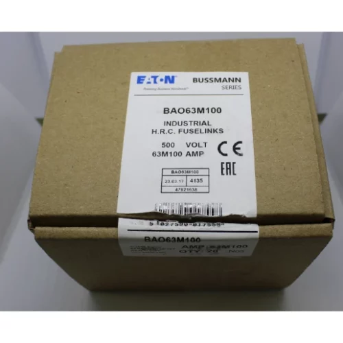 Motor Rated Industrial Fuse Link MR100 Rated BS88 63 Amp 87mm - Image 4