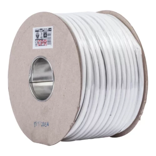 6242BH 1.5mm White Basec Brown/Brown Cable 2-Core&Earth