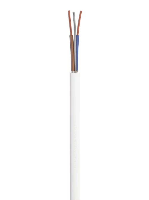 HFS5002 1.5mm² White Fire Performance Soft Skin Standard Cable 2-Core