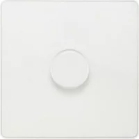 Pearlescent White Evolve 1 Gang 200W Intelligent Trailing Edge Dimmer Switch White Insert - Image 2