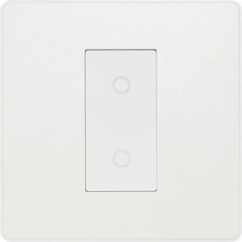 Pearlescent White Evolve 1 Gang 200W Trailing Edge Master Touch Dimmer White Insert - Image 2