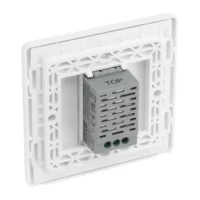 Pearlescent White Evolve 1 Gang 200W Trailing Edge Master Touch Dimmer White Insert - Image 3