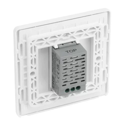 Pearlescent White Evolve 1 Gang 200W Trailing Edge Master Touch Dimmer White Insert - Image 3