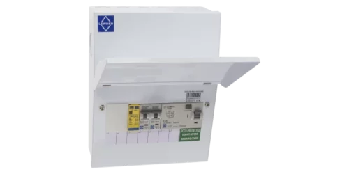 268X210X109Mm 40A 5 Modules EV Consumer Unit With Type B Rccb & Surge Protection