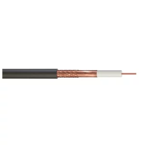 Coaxial Dca Twin Black Lszh Cai 100M