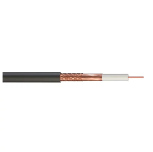 Coaxial Dca Twin Black Lszh Cai 100M