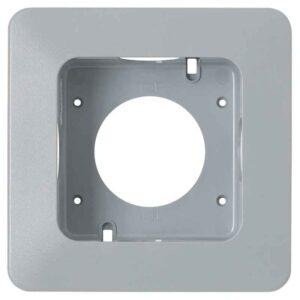 1 Gang Flush 165X165X41mm Grey Frame