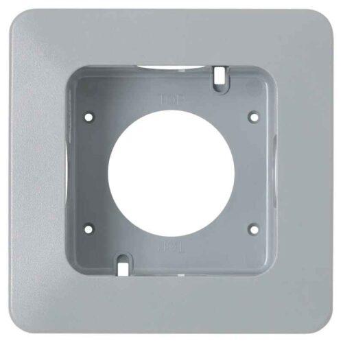 1 Gang Flush 165X165X41mm Grey Frame