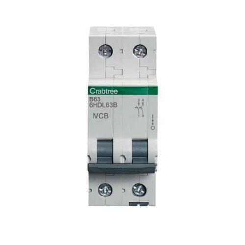 63A DP MCB Type B 10kA
