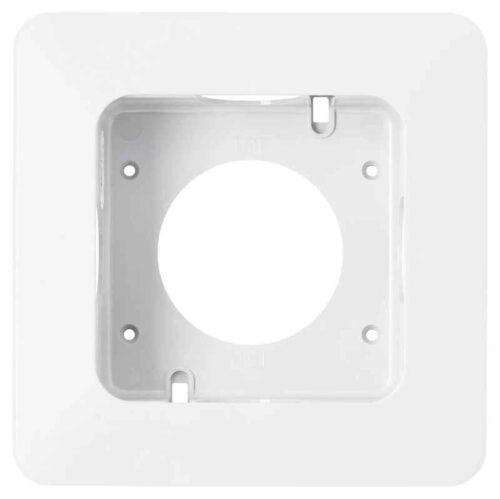 Bezel 1 Gang Flush Mounting 165X165X41mm White
