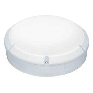 Bulkhead Emergency Circ LED 4000K IP65 13W White Frosted Diffuser