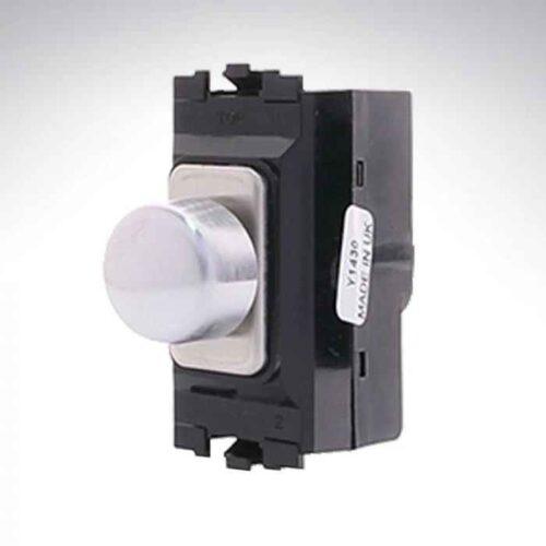 Dimmer Switch 1 Module 2Way LED Intelligent 4-70W Brushed Stainless Steel White