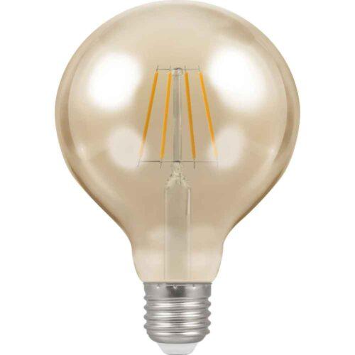 5W 2200K ES-E27 LED Globe G95 Filament Antique Dimmable