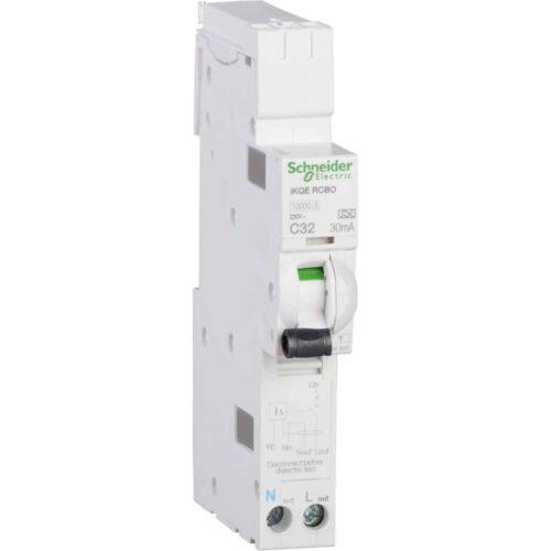 RCBO SP Class A Type C 32A 30mA 10kA Plug-On