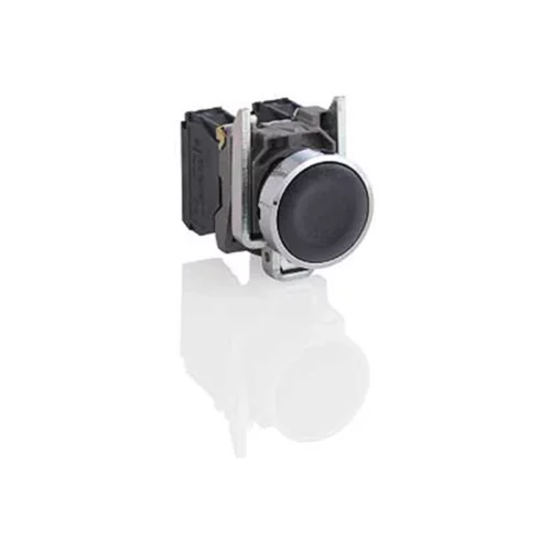 Pushbutton Non-Illuminated Flush 10A 600V 1 Normally Open Black