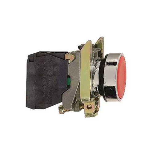 Harmony XB4 Non-Illuminated Pushbutton Flush 10A 600V 1NC Red - Image 2