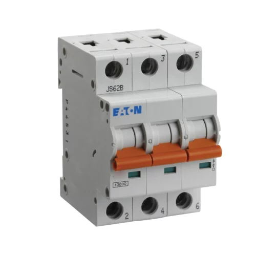 MCB Triple Pole Type C 6A 10/15Ka 54 x 80 x 75mm