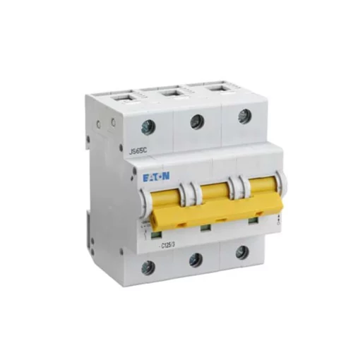MCB Triple Pole Type C 100A 20Ka 81 x 90 x 80.5mm