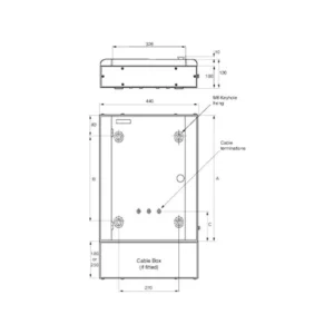 Distribution Board 16Way Triple Pole+Neutral 125A