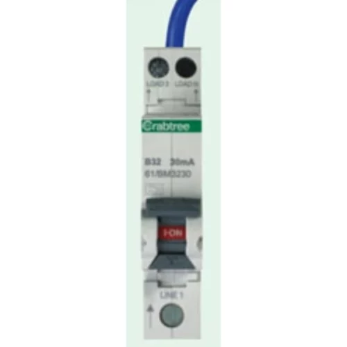 40A 30mA SPswN C Curve 6kA Type A Miniature RCBO