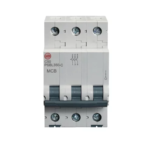 50A Three pole MCB C curve 10kA