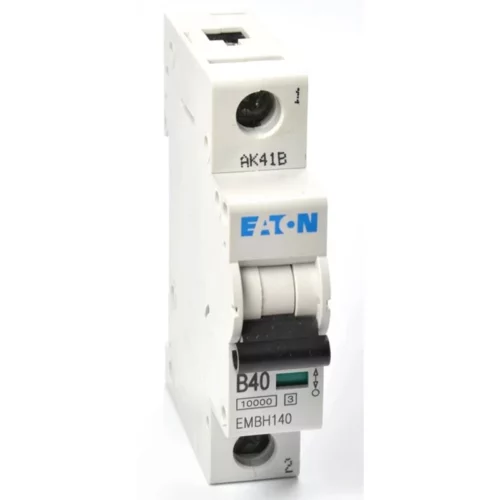 MCB Single Pole Type B 40A 10/15Ka 18 x 80 x 75mm